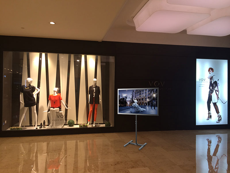 Tilting Floor Stand for Digital Display Screen (13”-42”)