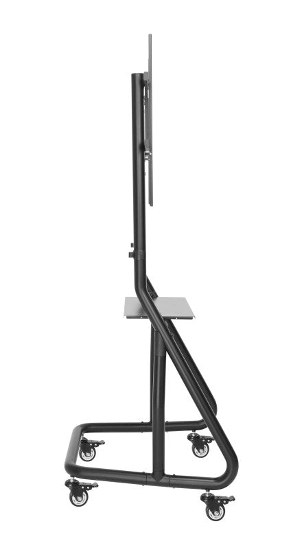 Digital Screen Floor Trolley With Shelf