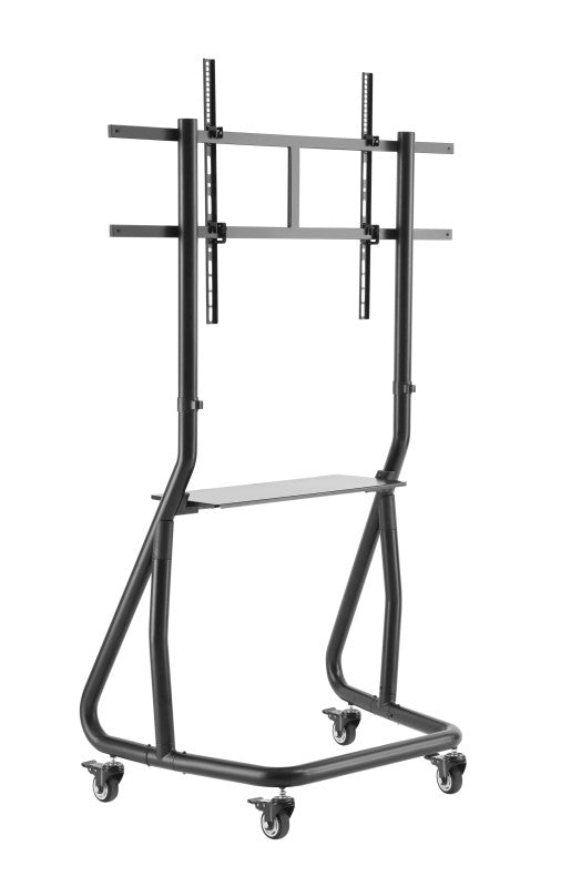Digital Screen Floor Trolley With Shelf