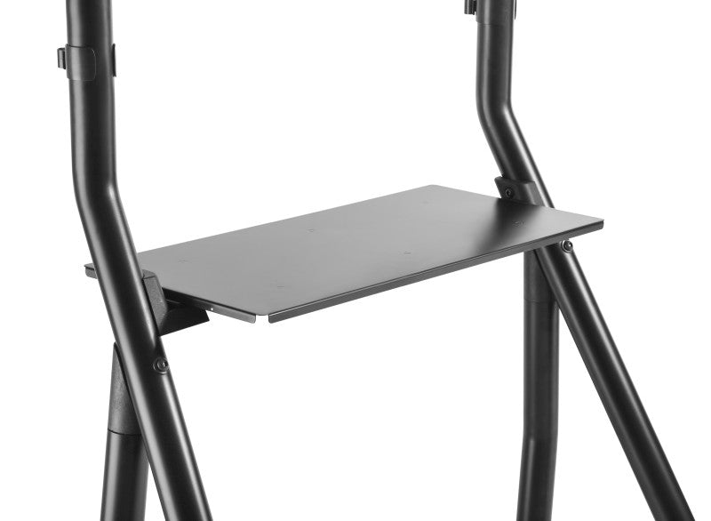 Digital Screen Floor Trolley With Shelf