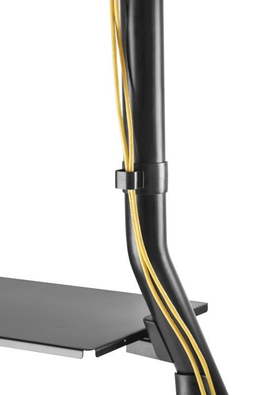 Digital Screen Floor Trolley With Shelf