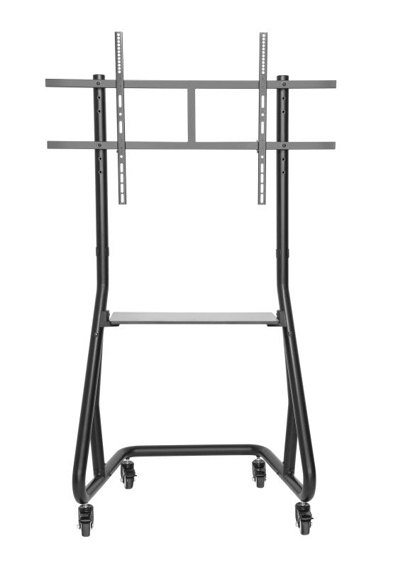 Digital Screen Floor Trolley With Shelf