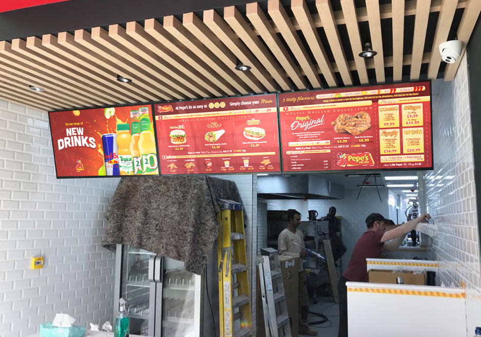 Digital Display or TV Telescopic Ceiling Mount 17"- 42”