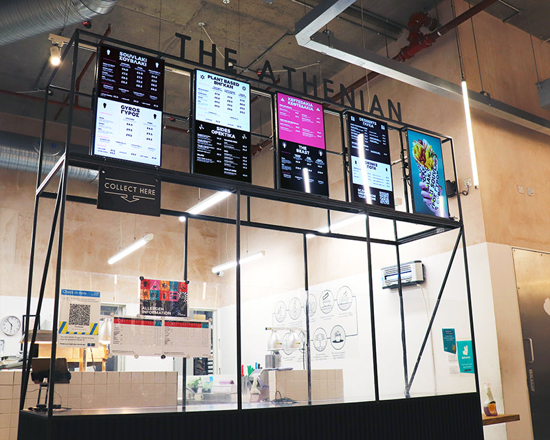 Digital Menu Board Vibrant Professional Advertising Displays