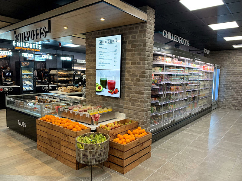 Digital Menu Board or Advertising Screen with Network