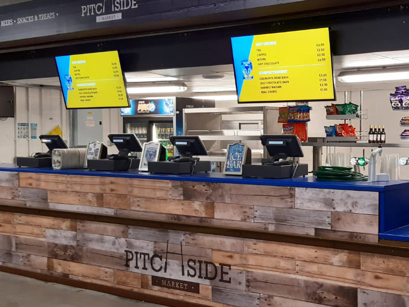 Digital Menu Board or Advertising Screen with Network