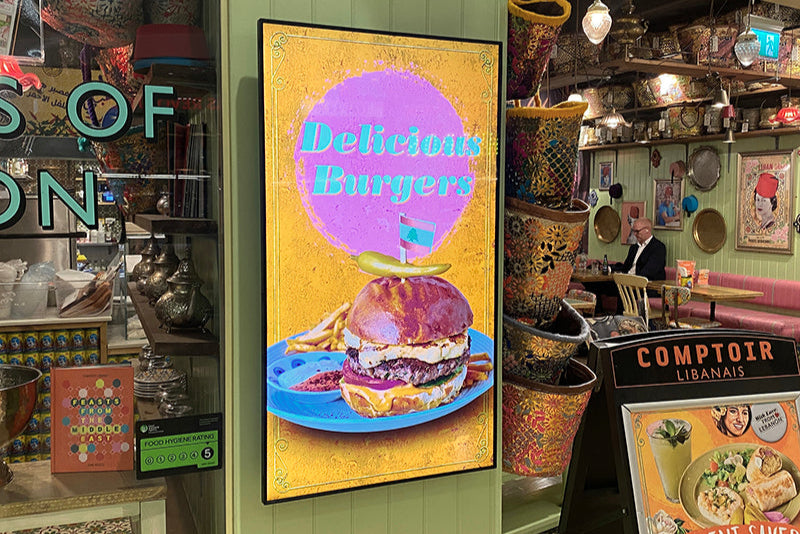 High Vibrance Android Advertising Display Screen