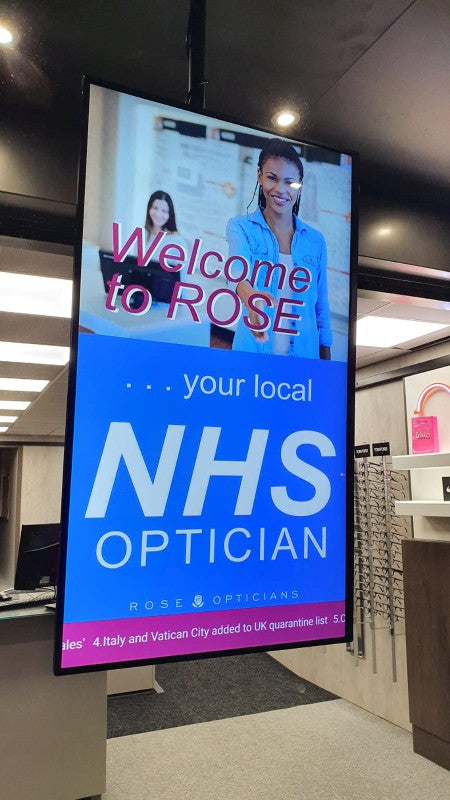 High Vibrance Android Advertising Display Screen
