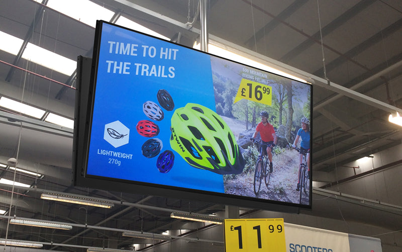 High Vibrance Android Advertising Display Screen