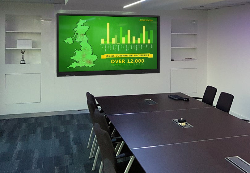 Interactive Multitouch screen smart display digital white board innovative for conference and presentations for meeting or class room - Be Quantum