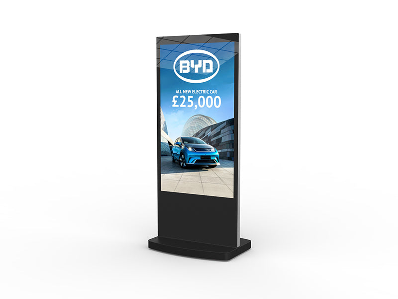Slimline 4K Freestanding 65'' Digital Screen Posters Totem Android Display