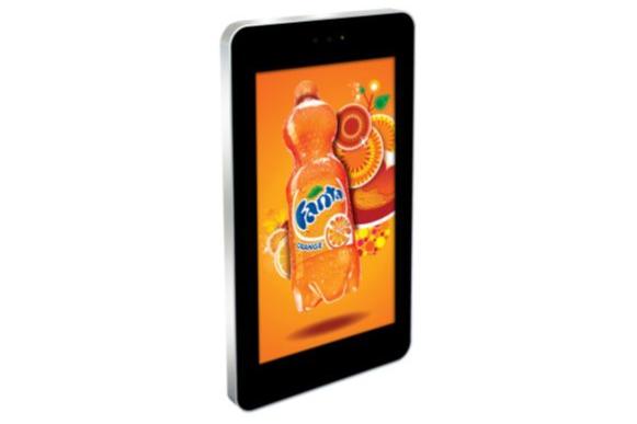 Outdoor Wall Mounted Digital Advertising Display with Touch Screen Option