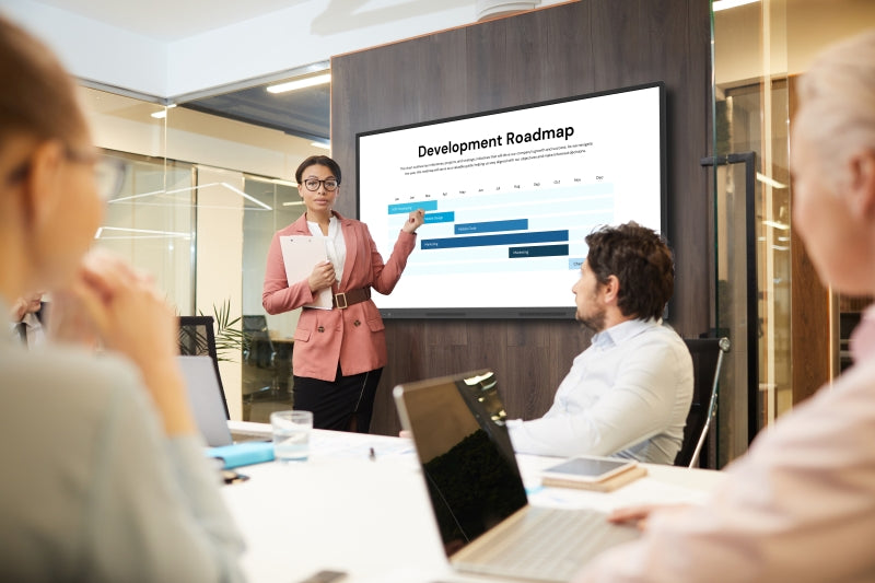 Interactive Multitouch screen smart display digital white board innovative for conference and presentations for meeting or class room - Be Quantum