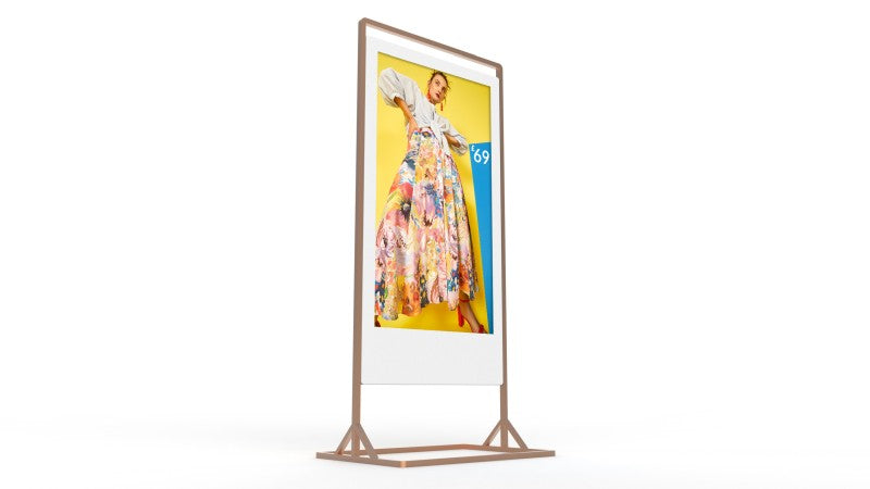 Freestanding Superslim Double-Sided Digital Poster Display Screen
