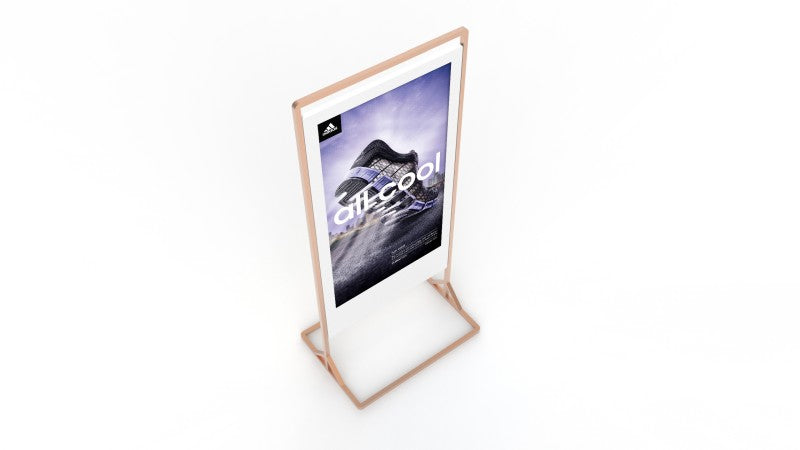 Freestanding Superslim Double-Sided Digital Poster Display Screen