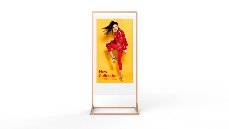 Freestanding Superslim Double-Sided Digital Poster Display Screen