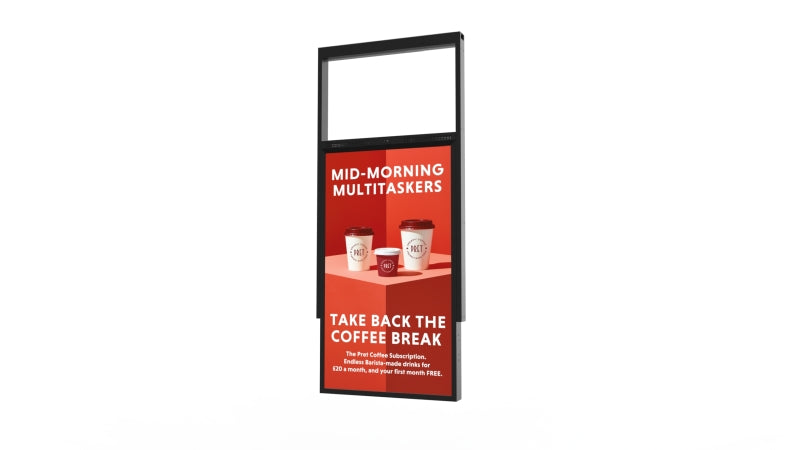 Ultra High Brightness Hanging Double-Sided Screen Window Display