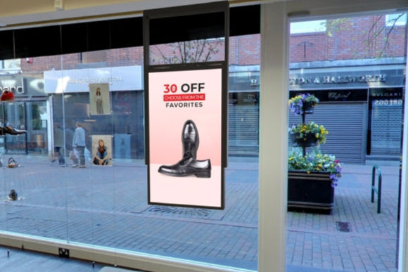 Ultra High Brightness Hanging Double-Sided Screen Window Display