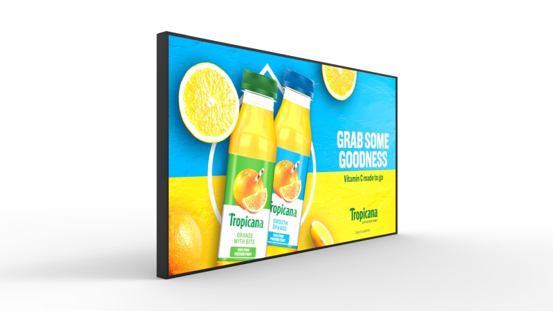 Ultra High Brightness Digital advertising Landscape display - Be Quantum