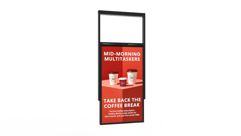 Ultra High Brightness Hanging Double-Sided Screen Window Display