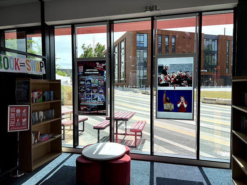 Ultra High Brightness Hanging Double-Sided Screen Window Display