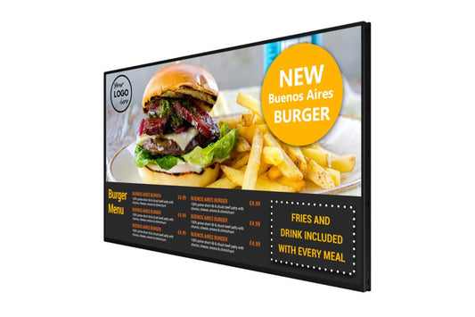 Digital Menu Board or Advertising Screen with Network