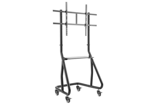 Digital Screen Floor Trolley With Shelf