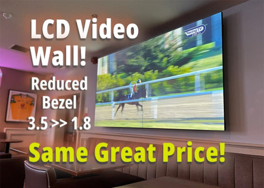 LCD Video Wall Display narrow Bezel 1.8mm in 46'' or 55'' - Be Quantum