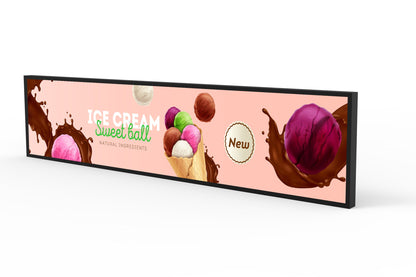 Ultra-Wide Stretched Bar Digital Display