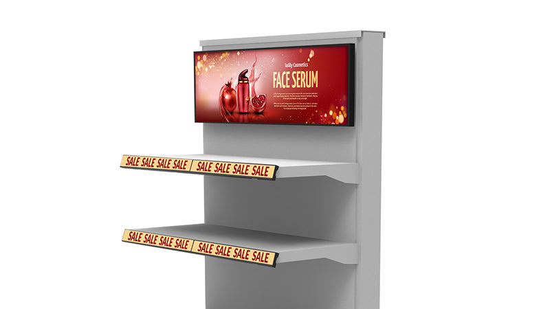 Ultra-Wide Stretched Bar Digital Display