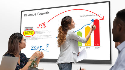 Interactive 4K Touch Display Screen Whiteboard for Meetings or Education