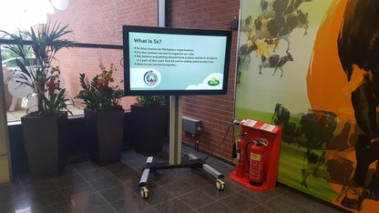 Tilting Floor Stand Trolley for Digital Screen size of 32"-70"