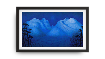 eCanvas Digital Art Menu Decor Fine art Display 2- Black - Be Quantum