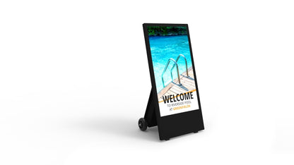 Digital A-Board 43" Outdoor High Brightness Battery Powered Black