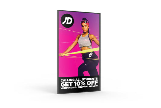 High Vibrance Android Advertising Display Screen