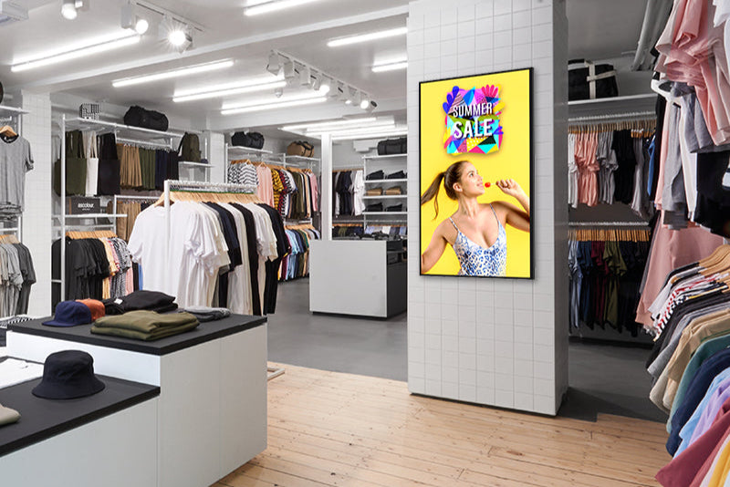 High Vibrance Android Advertising Display Screen