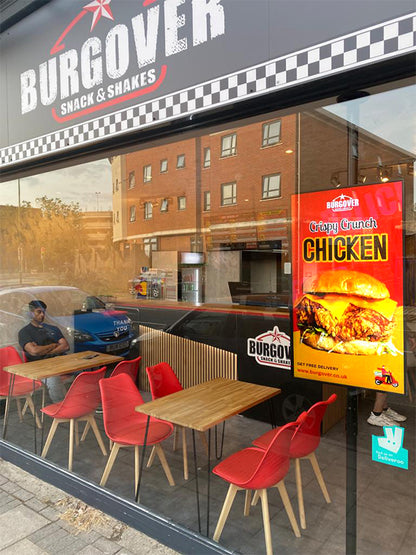 High Vibrance Android Advertising Display Screen