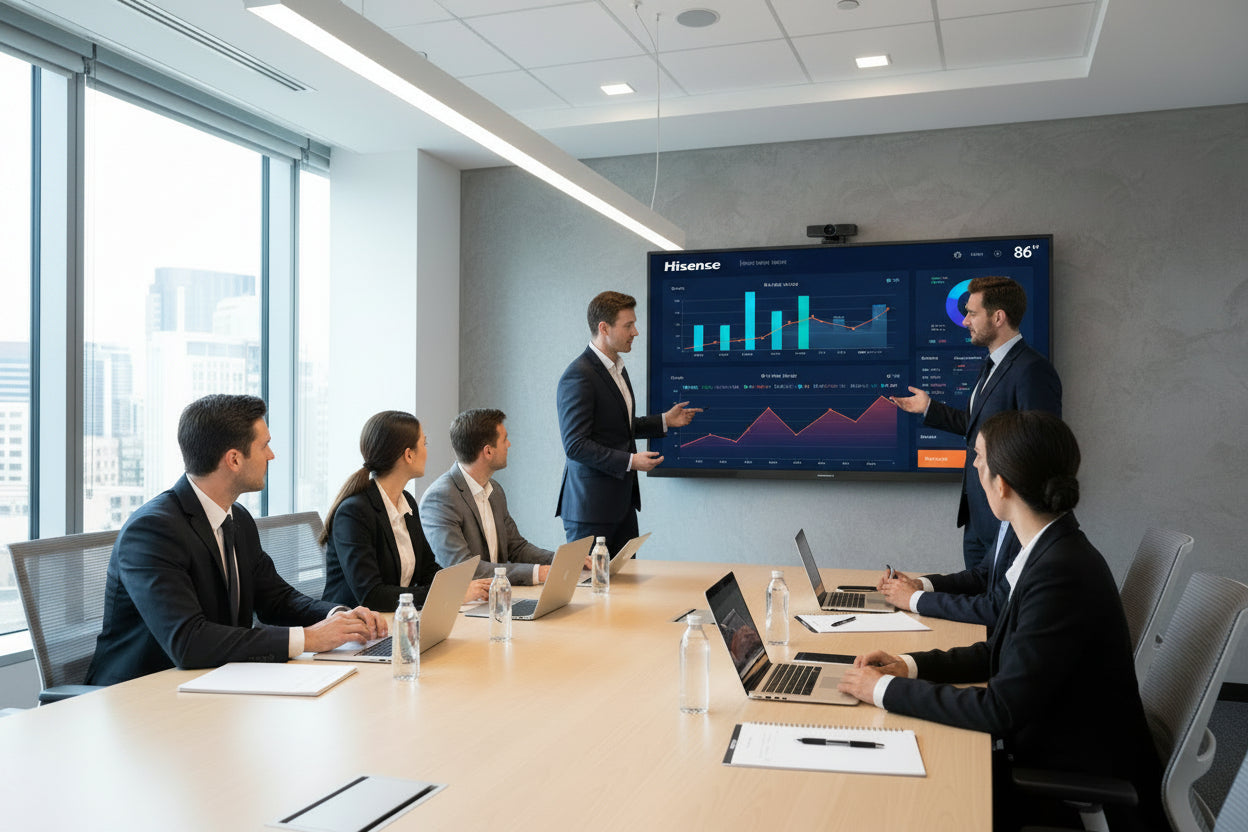 Hisense Interactive White board for any Business sector or Education. Perfect for meeting presentation, conference call. Be Quantum. 