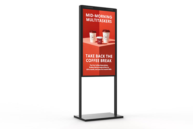Ultra High Bright Free Standing Double-Sided Screen Window Advertising Display