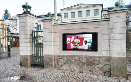 Outdoor Wall-mounted  Digital Advertising Display with Touch Screen Option