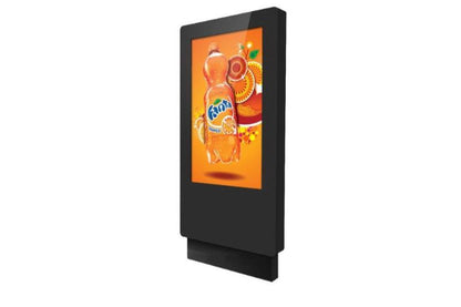 Freestanding Outdoor Digital Poster Totem with Touch Screen Option