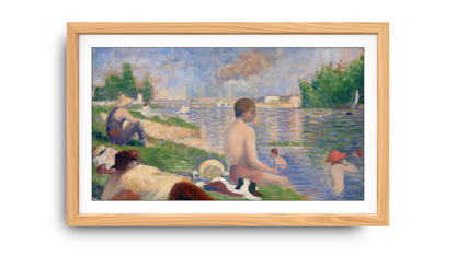 eCanvas Art Textura Digital Display Screen 27'' - Pine