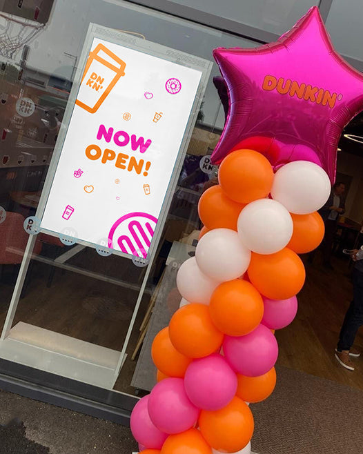 Ultra High Bright Free Standing Double-Sided Screen Window Advertising Display