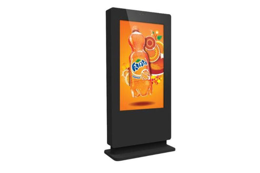 Freestanding Outdoor Digital Poster Totem with Touch Screen Option