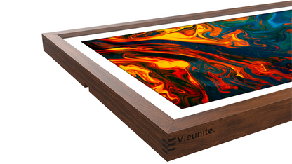 eCanvas Art Textura Digital Display Screen 27'' - 55'' Walnut