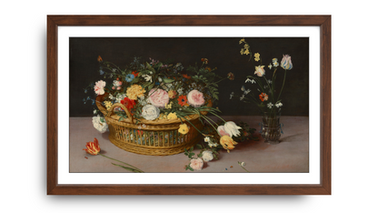 eCanvas Art Textura Digital Display Screen 27'' - 55'' Walnut