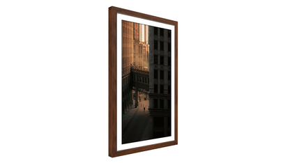 eCanvas Art Textura Digital Display Screen 27'' - 55'' Walnut