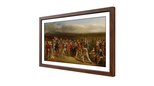 eCanvas Art Textura Digital Display Screen 27'' - 55'' Walnut
