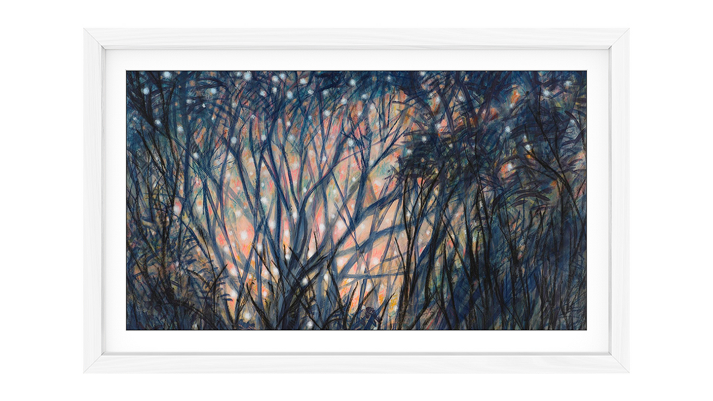 eCanvas Art Textura Digital Display Screen 27'' - White