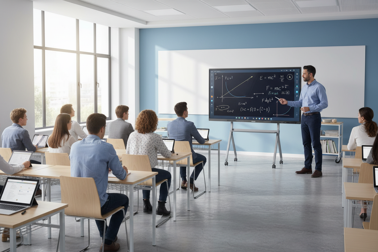 Hisense Interactive White board for any Business sector or Education. Perfect for education, schools, university or teaching. on the mobile cart or wall fixed. Be Quantum. 